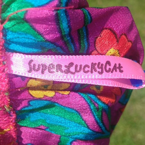 Multi floral silk tank top - Picture 6 of 8